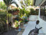 Coin repas sur la terrasse ext&eacute;rieur