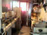 The restaurant kitchen.